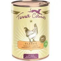 Terra canis Classic 6 x 400 g - Kylling med tomat, amarant og basilikum