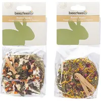 Beeztees hø-donut - Rose og Marigold