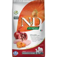 Farmina N&D Pumpkin Kylling og Granatæble Dog Medium & Maxi - 2,5 kg