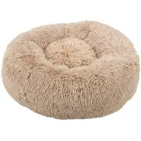 Beeztees Yali Plush Donut Basket - Beige - 60 cm