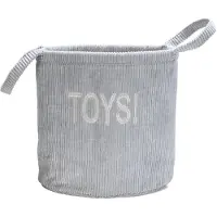 Beeztees Puppy Legetøjskurv Suus - Grå - 30 x 30 x 30 cm