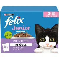Felix Original Junior vådfoder - 4 smagsvarianter