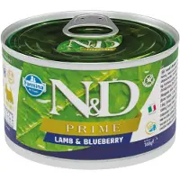 Farmina N&D Prime Mini - Lam og Blåbær - 6 x 140 g