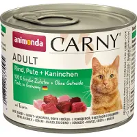 Animonda Økonomipakke: 24 x 200 g Adult - Okse, kalkun & kanin