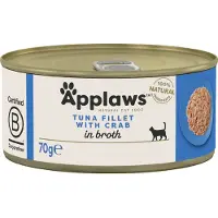Applaws Cat - Tuna Fillet & Crab - 24 x 70 g