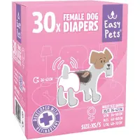 EASYPETS Hundebukser til Tæver - XS/S - 30 stk