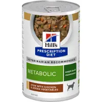 Hill's Pet Nutrition Prescription Diet Metabolic Stew Hundefoder - Dåser - 12 x 354 g
