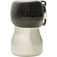 Kong H2O Stainless Steel Water Bottle - Sort - 255 ml