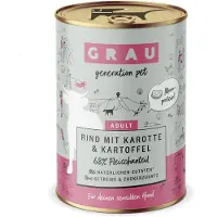Grau Kornfrit Oksekød med Gulerod og Kartofler Dåse - 6 x 400 g
