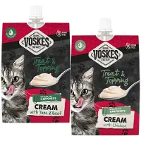 Voskes Cream Kattegodbid - 2 x Kylling + 2 x Tun og oksekød