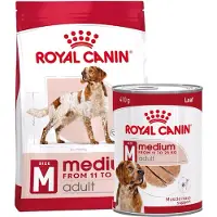 Royal Canin Medium - 10 kg + Medium Wet - 12 x 410 g