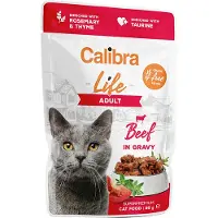 Calibra Life Cat Beef Pouch 28 x 85 gram - 28 x 85 g