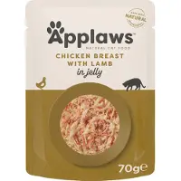 Applaws Kylling Og Lam I Gelé 16x70g Kattemad