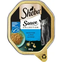 Sheba Sauce Lover med tun vådfoder til katte (bakker 85 g)