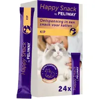 Feliway - Happy Snack - Kylling - 24 x 15 g