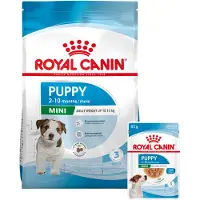 Royal Canin Mini Puppy Hundefoder Pakkeaftale - 8kg + 12 x 85 g