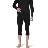 Devold of Norway - Skiundertøj - Duo Active Merino 205 3/4 Longs M Black til UnisexUld - Størrelse XL - Sort