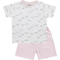 Jacky Nattøj rosé / sort / offwhite