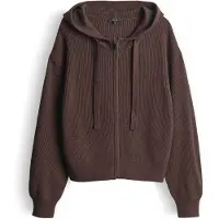 Opus Cardigan 'Deso' mørkebrun