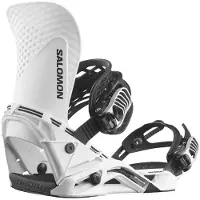 Salomon Snowboard - Snowboardbindinger - Hologram White til Unisex - Størrelse L - Hvid