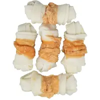 Trixie Denta Fun Knotted Chicken Chewing Bones - 5 cm - 5 stk/70g