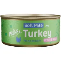 Prins Soft Paté Kattefoder - Kalkun - 24 x 70 g