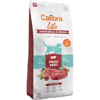 Calibra Dog Life Junior Small & Medium Breed - Oksekød - 2,5 kg
