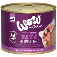 WOW! WOW Cat Wet Senior - Fjerkræ & And - 200 g