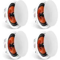 Vevor 4 stk. 8"/20,3 cm lofthøjttalere 100W indbyggede lofts- og væghøjttalere