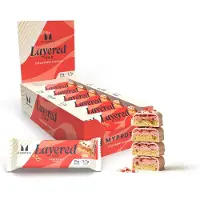 Myprotein 6 Layer Protein Bar - 12 x 60g - Jordbær