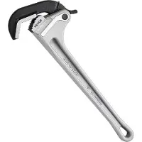 Vevor Rørtang, 18" aluminium lige rørtang, automatisk kæbejustering, justerbar VVS-nøgle, nem at bære, ergonomisk håndtag, ophængbart design, til vandrør, bilreparationer