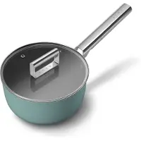 Smeg 50's style kasserolle keramisk Ø20 cm Emerald green
