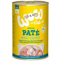 WOW! WOW Cat Wet - Kylling & Rejer - 400 g