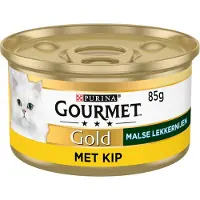 Gourmet Gold Bløde Delikatesser med kylling vådfoder til katte (85 g)