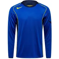 Nike Spilletrøje Dri-FIT T90 - Konge blå/Navy/Gul Lange Ærmer, størrelse Large
