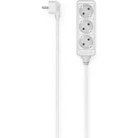 Hama 00223000, 3 AC stikkontakt(er), 1,4 m, Ledningsført, Hvid, 230 mm, 90 mm