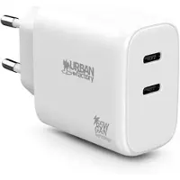 Urban Factory Powee Gan 65w Usb-c Vægoplader