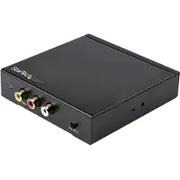 StarTech.com StarTech HDMI to RCA Converter Box with Audio - Composite Video Adapter - NTSC/PAL - 1080p (HD2VID2) - Video transformer - HDMI - kompositvideo - sort