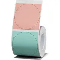 Niimbot Etiketter farvet 175 stk Kan fjernes igen A2A78358001 Prisetiketter, Navneetiketter