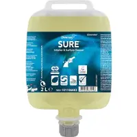 Multi Universalrengøring SURE Interior&Surface DVM u farve/parfum Ecolabel 2 ltr,3 dnk/krt