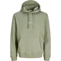 Jack & Jones Sweatshirt 'JORNorrebro' pastelgrøn / hvid