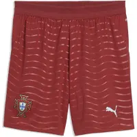 Puma Portugal 2026 Shorts Youth, Clothing, Club Red/Green Lagoon, 11-12Y