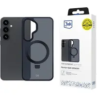 3mk Protection 3mk Smoke Case med magasin og stativ til Samsung Galaxy S25+ – sort