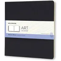 Moleskine Art, Monokromatisk, Sort, 88 ark, 120 g/m², Blødt omslag, Universel