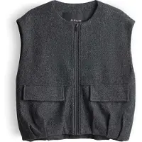Opus Vest sort-meleret