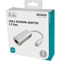 Deltaco USB-C Network Adaptor 2.5Gbps