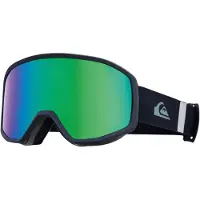 Quiksilver - Skibriller - Harper Goggles Black / Clux ML Green S3 til UnisexUld - Sort
