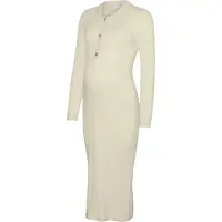 Mamalicious Strikkjole 'Lia' beige