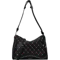 Desigual Skuldertaske rød / sort / hvid