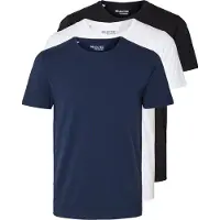 Selected Bluser & t-shirts 'SLHRoland' navy / sort / hvid